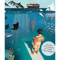 Unterwasserwelt für Kinder 170 gr. matt Papier