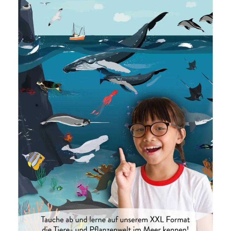 Unterwasserwelt für Kinder 170 gr. matt Papier