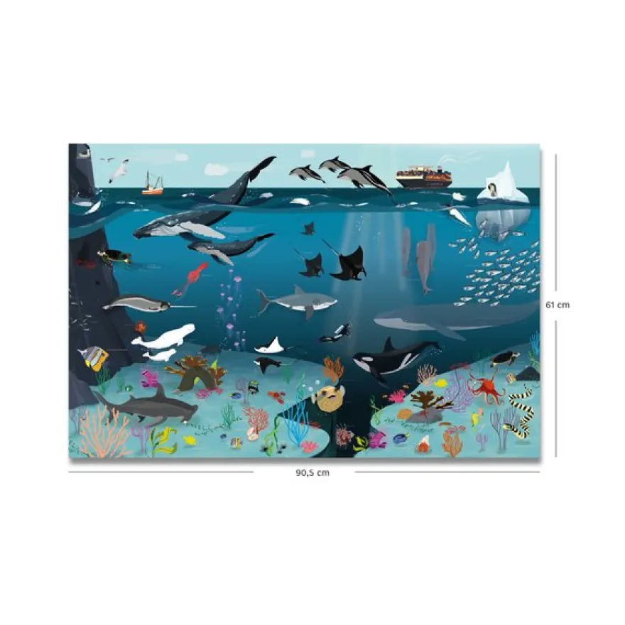 Unterwasserwelt für Kinder 170 gr. matt Papier
