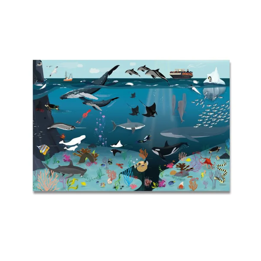 Unterwasserwelt für Kinder 170 gr. matt Papier