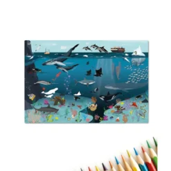Unterwasserwelt für Kinder Schreibtischunterlage 60x40cm