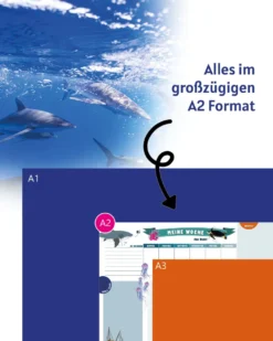 Unterwasserwelt Schreibtischunterlage zum Abreißen