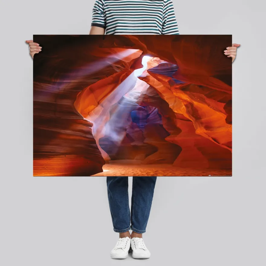 Upper Antelope Canyon Poster Roman Golubenko