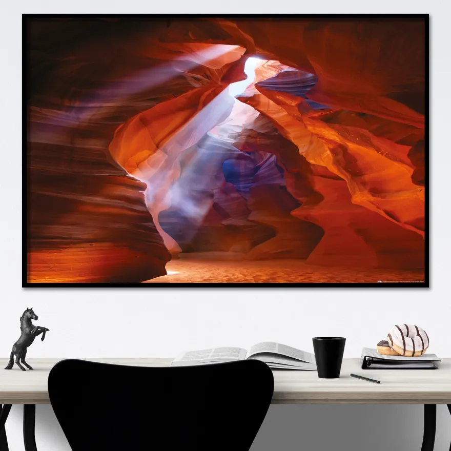 Upper Antelope Canyon Poster Roman Golubenko