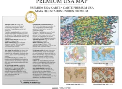 USA Karte Puzzle 2000 Teile MAPS IN MINUTES