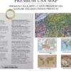 USA Karte Puzzle 1000 Teile MAPS IN MINUTES