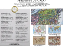 USA Karte Puzzle 1000 Teile MAPS IN MINUTES