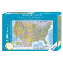 USA Karte Puzzle 1000 Teile MAPS IN MINUTES