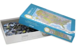USA Karte Puzzle 1000 Teile MAPS IN MINUTES