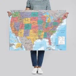 USA Landkarte Poster