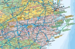 USA XXL Poster - MAPS IN MINUTES