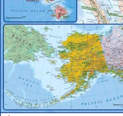 USA XXL Poster - MAPS IN MINUTES