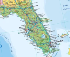 USA XXL Poster - MAPS IN MINUTES