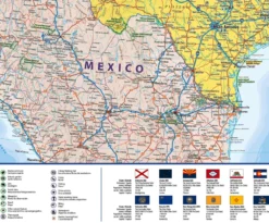 USA XXL Poster - MAPS IN MINUTES