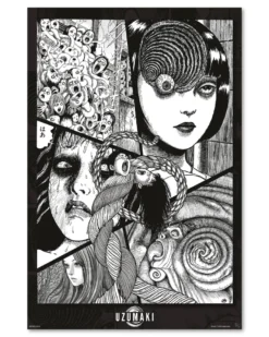 Uzumaki Poster Spiral Into Horror, Junji Ito