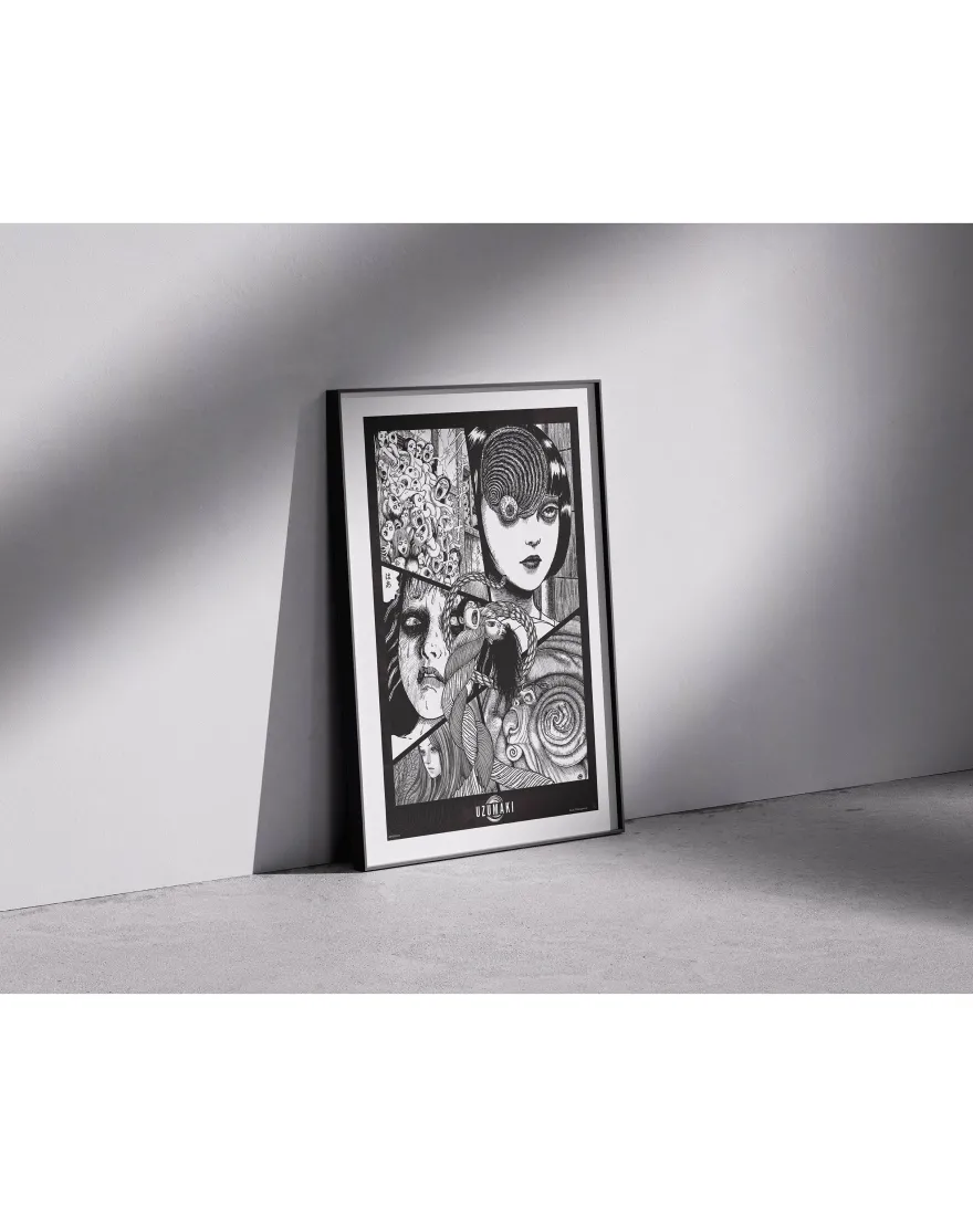 Uzumaki Poster Spiral Into Horror, Junji Ito