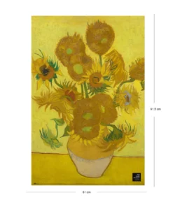 Van Gogh Sunflowers Poster Museum Amsterdam - 61x91,5 cm