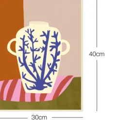 Vase Kunstdruck