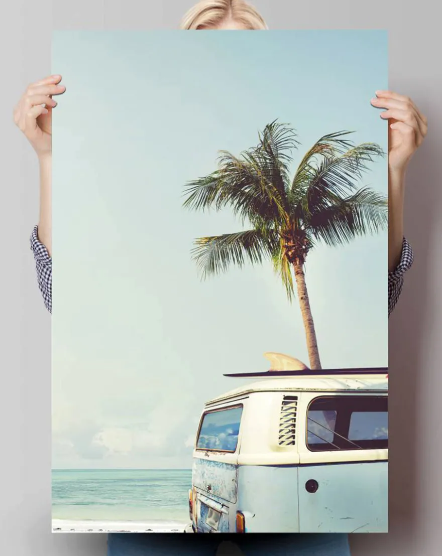 Vintage Camper Van Poster