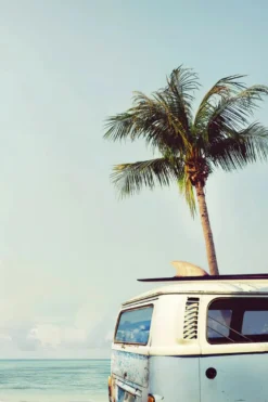 Vintage Camper Van Poster