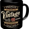 Vintage 40 Jahre Tasse