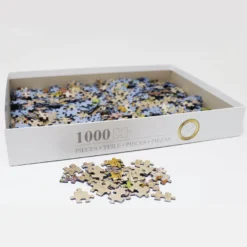 Vintage Weltkarte Puzzle 1000 Teile, MAPS IN MINUTES