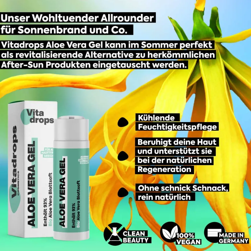 Vitadrops Aloe Vera Gel 93 %