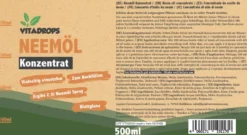 Vitadrops Neemöl Konzentrat