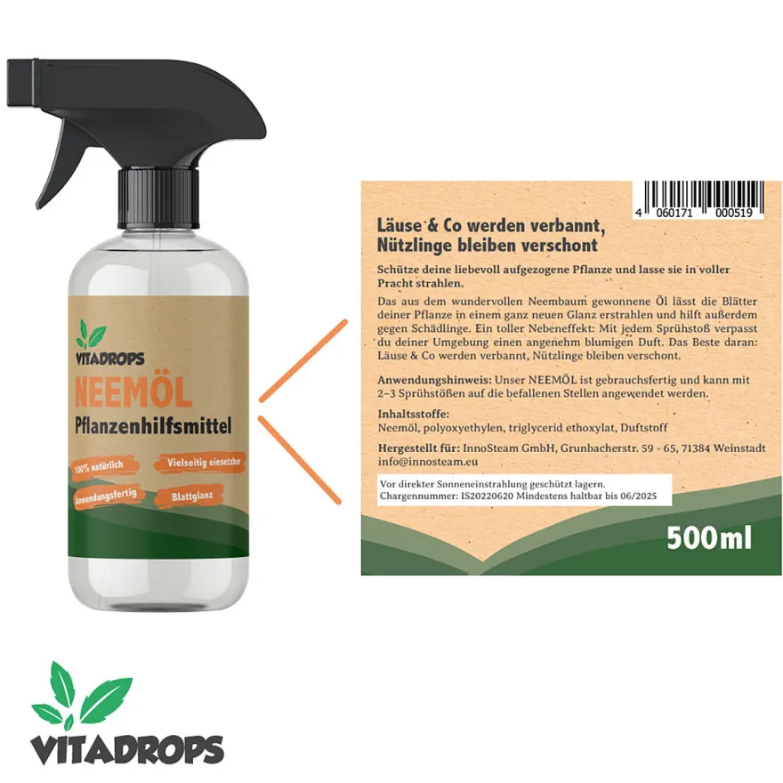 Vitadrops Neemöl Set Spray & Konzentrat, je 500ml