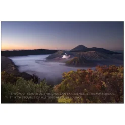 Vulkan Landschaft Poster The Most Beautiful Thing...