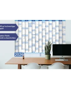Wandkalender XXL Poster 2026 Papier 250 gr. / matt
