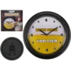 Wanduhr "Kein Bier vor 4" mit Sound | lustige Bier Uhr mit Zisch Geräusch zur vollen Stunde
