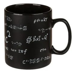 Wanduhr / XXL Tasse Mathematik 2 tlg. Set