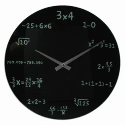 Wanduhr / XXL Tasse Mathematik 2 tlg. Set