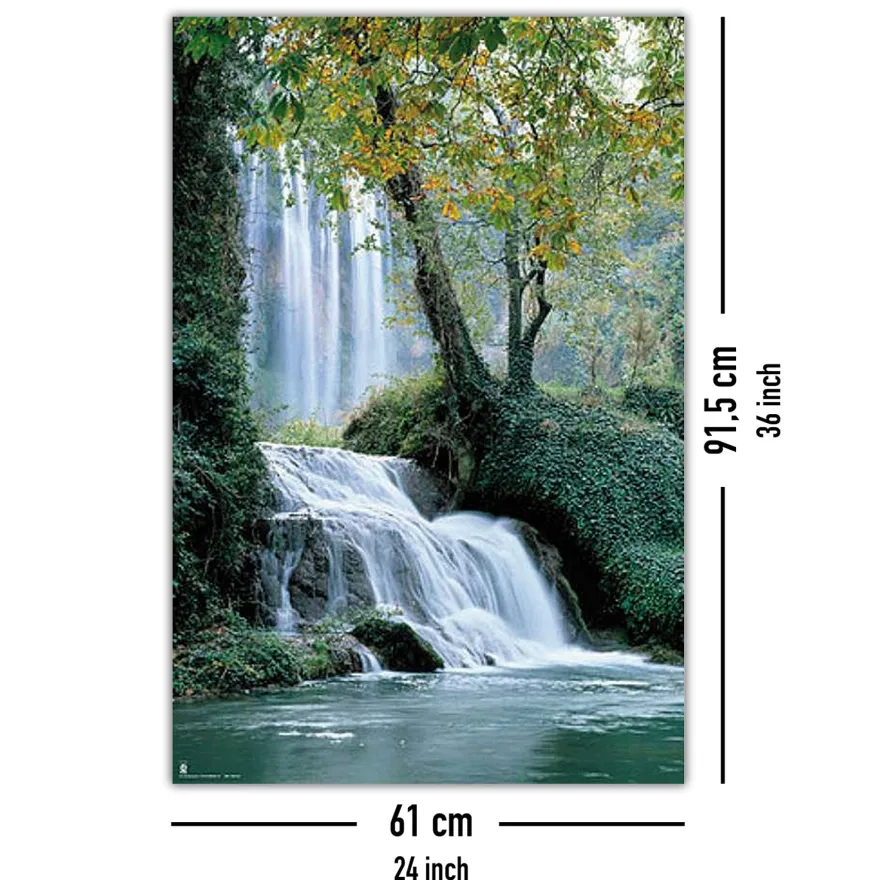 Wasserfall Poster