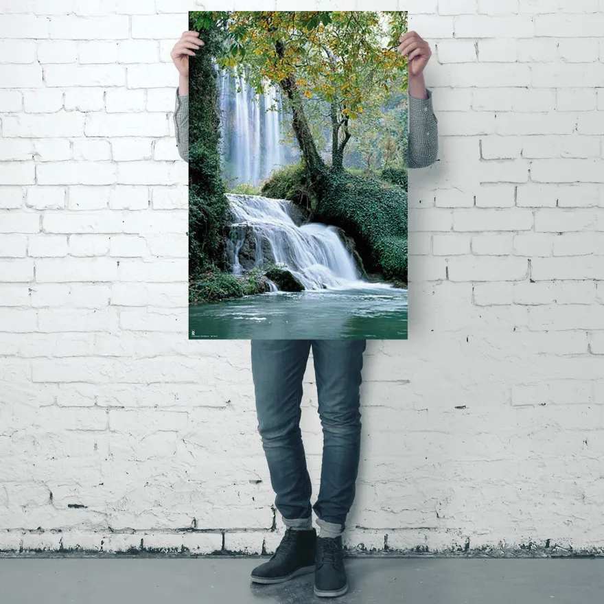 Wasserfall Poster
