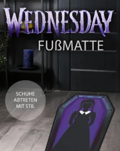 Wednesday Fußmatte Dark Side Sarg