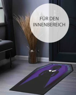 Wednesday Fußmatte Dark Side Sarg