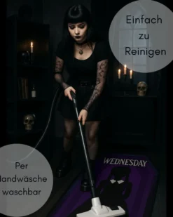 Wednesday Fußmatte Dark Side Sarg