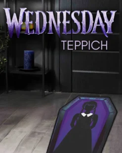 Wednesday Fußmatte Dark Side Sarg