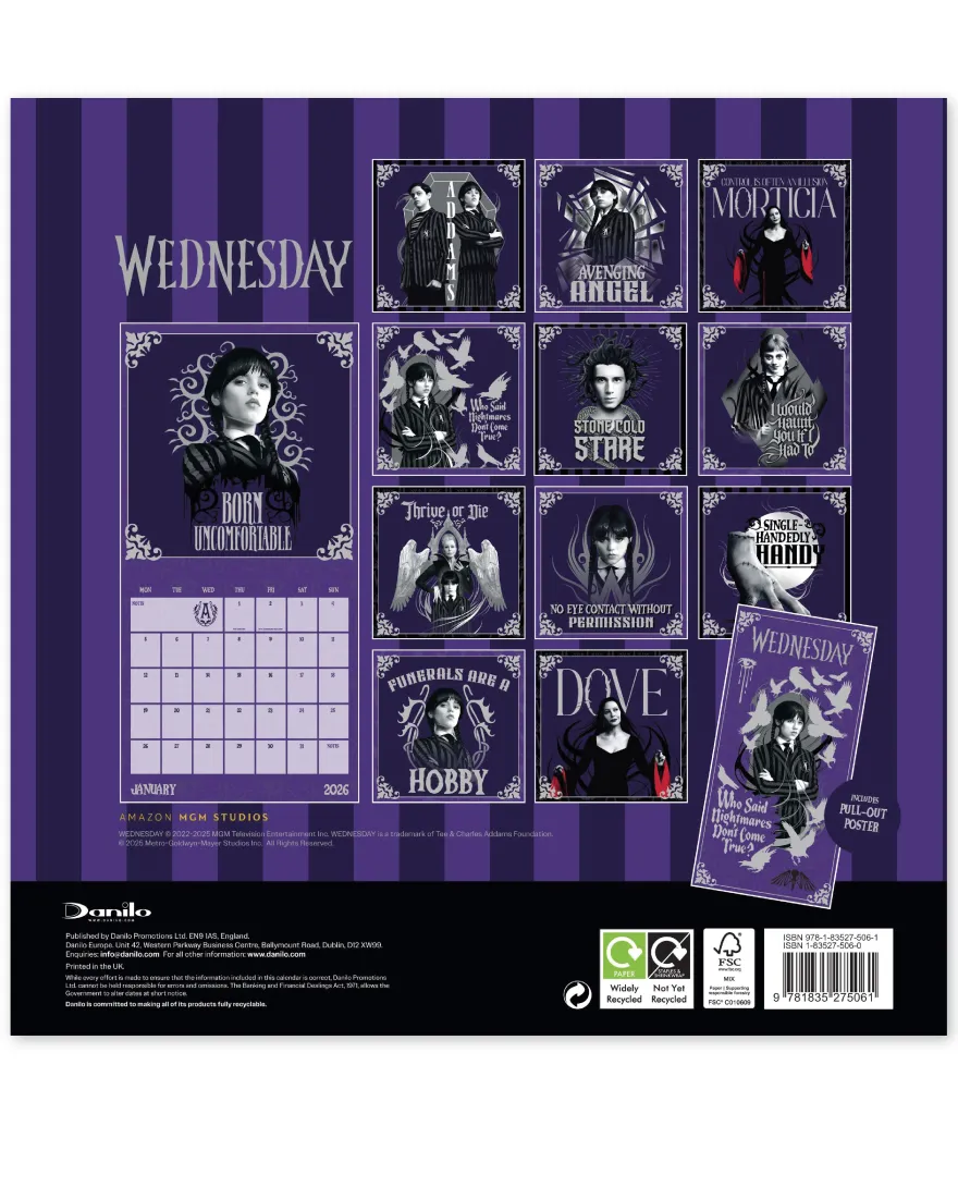 Wednesday Kalender 2026