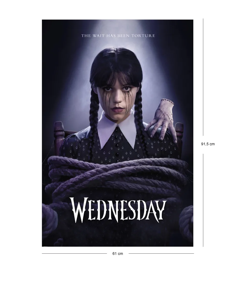 Wednesday Poster Season 2 The Wait Has Been Torture