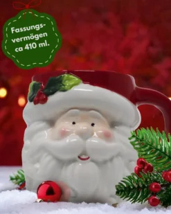 Weihnachtsmann Tasse 3D