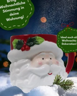 Weihnachtsmann Tasse 3D