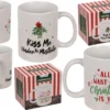 Weihnachts Tassen 2-er Set All I want & Mistletoe