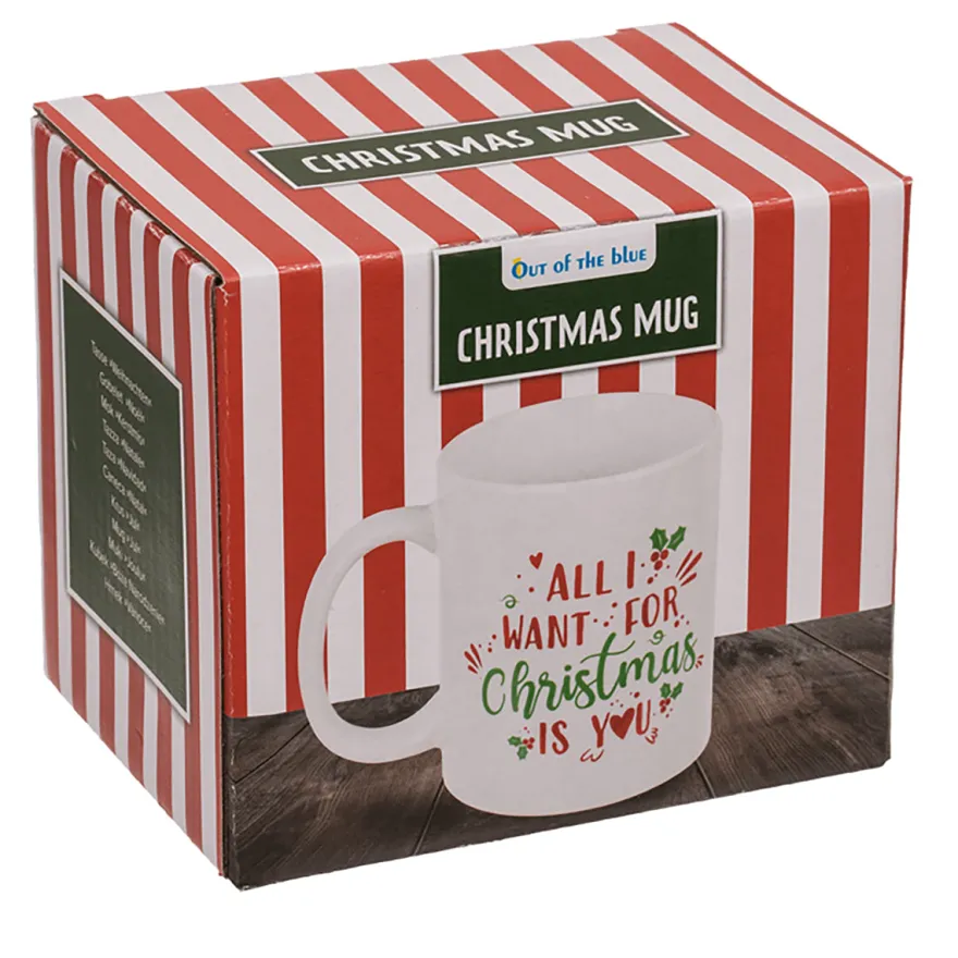 Weihnachts Tassen 2-er Set All I want & Mistletoe