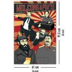 Welcome To The Party! Poster Kommunismus