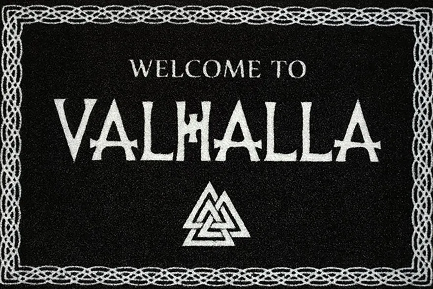 Welcome to Valhalla Fußmatte
