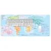 Weltkarte Gaming Mat XL Mouse Pad für Tastatur