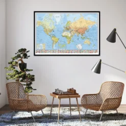 Weltkarte Poster Die Welt